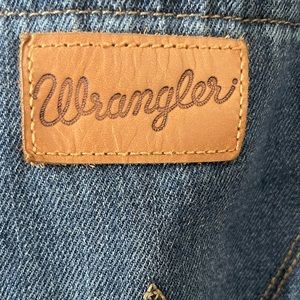 Wrangler wide leg cropped jean